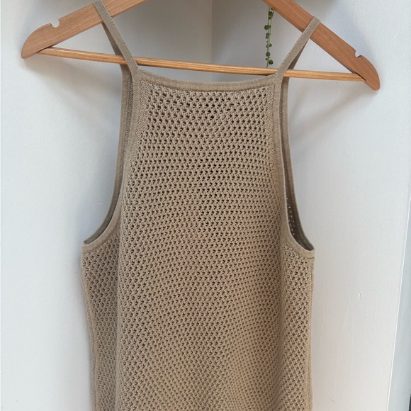 Banana Republic Tops - NWT Banana Republic Cotton Tan Knit Top - Size Small